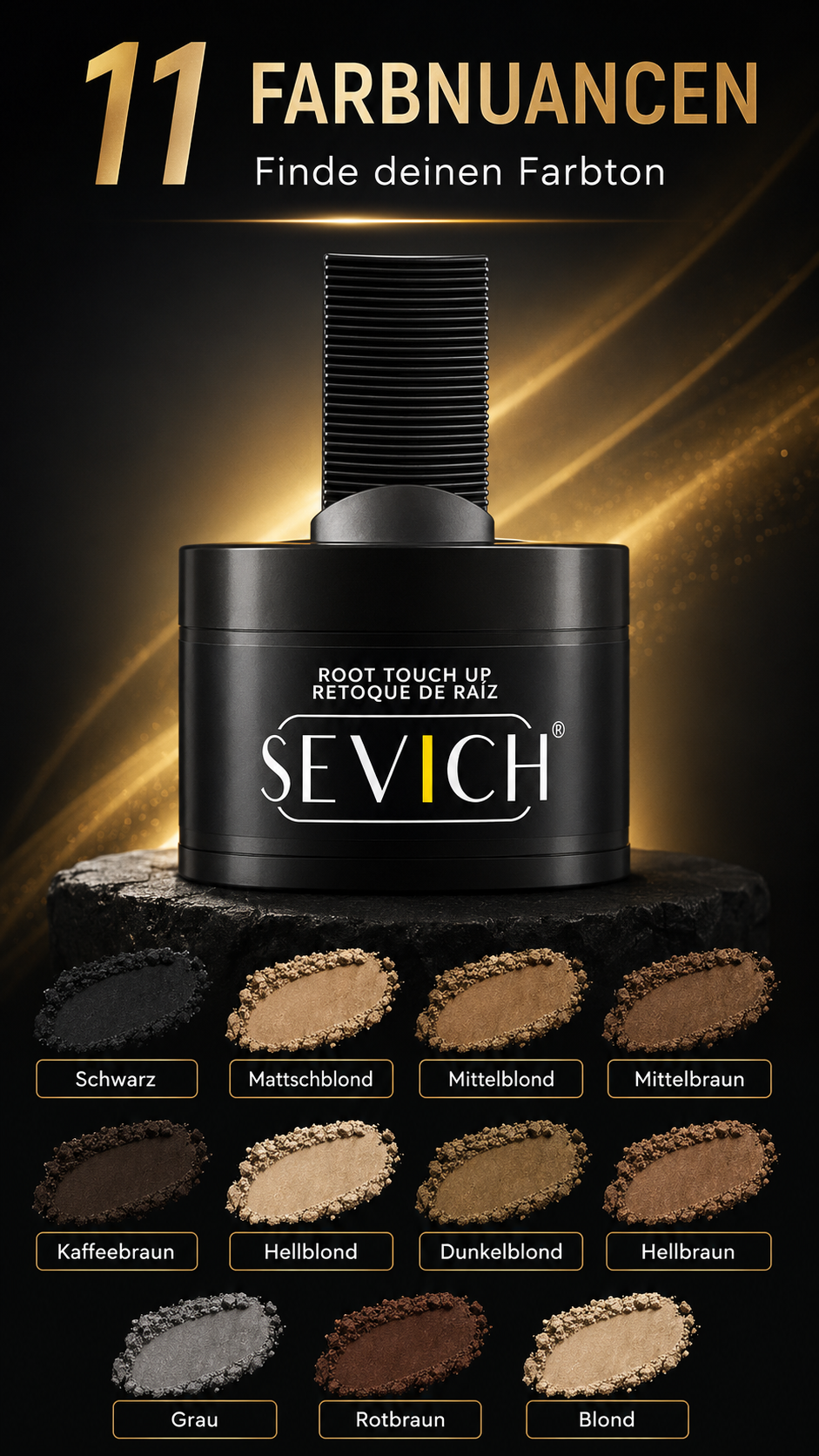 Hair Concealer für Männer – Sofort dichteres Haar in Sekunden
